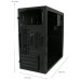 LC Power Kućište za PC, Mini Tower, bez napajanja - 2014MB