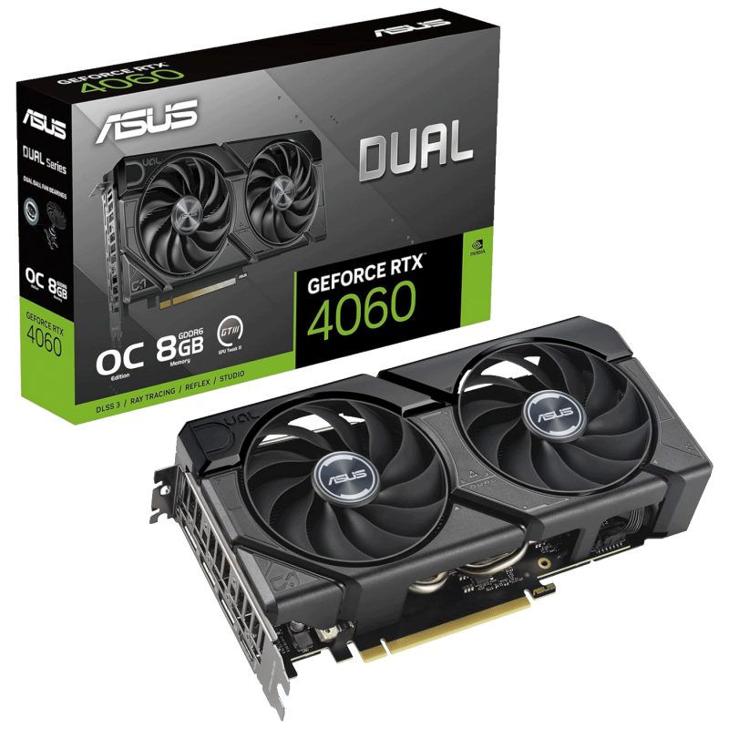 Asus Grafička kartica, RTX4060 EVO OC , 8GB DDR6, 128bit, PCIe4.0 - 90YV0JC7-M0NA00