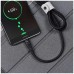 hoco. USB kabl za smartphone, USB type C, 1.2 met., 5 A, crna - U53 5A Flash