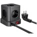 hoco. Produžni kabl, 5 utičnica, 3 x USB, 1 x USB C PD20W, 2 met. - NS8 Sharp