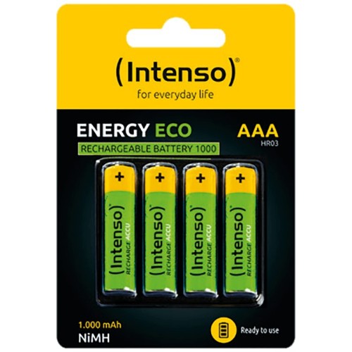 Intenso Baterija punjiva AAA / HR03, 1000 mAh, blister 4 kom - AAA / HR03/1000