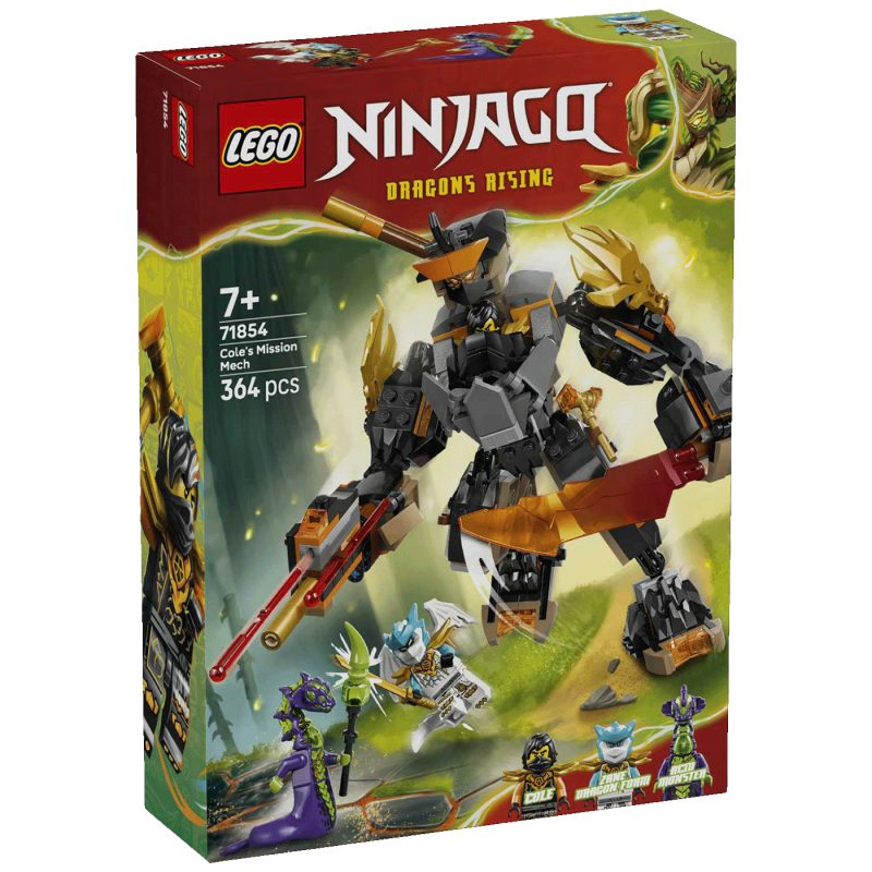 Lego Coleov robot za misije i zmajski Zane, LEGO Ninjago - Coleov robot i zmajski Zane