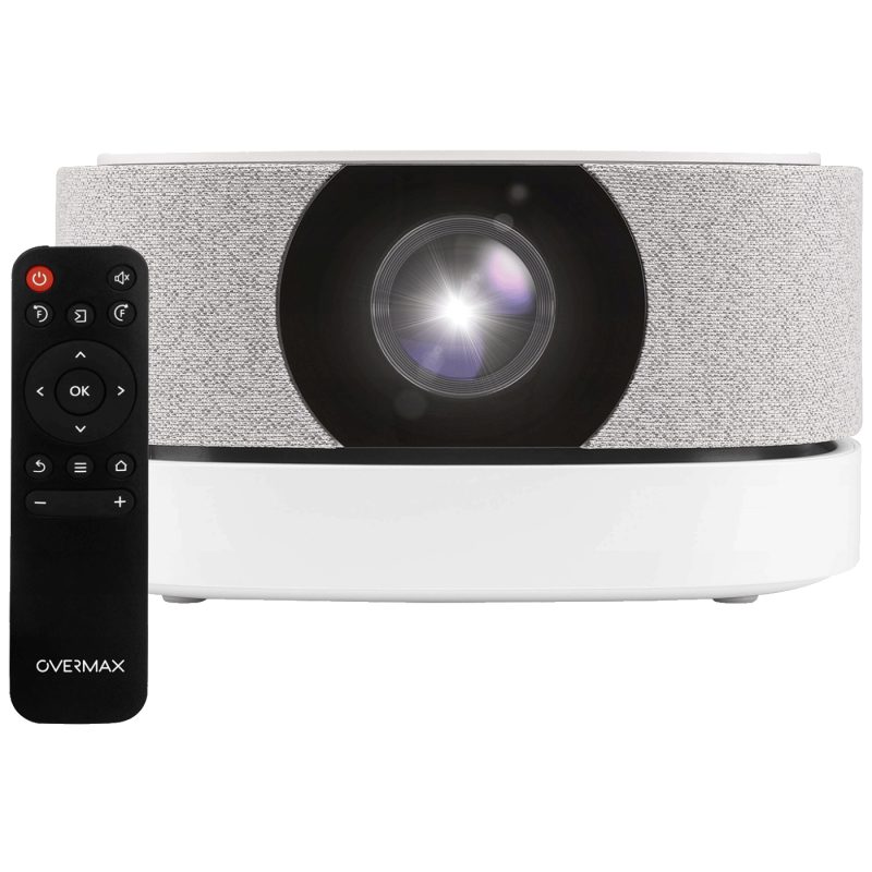 Overmax Projektor, LED, 1080p, 3000 lm, Power Bank, Bluetooth, WiFi - OV-Multipic 4.5