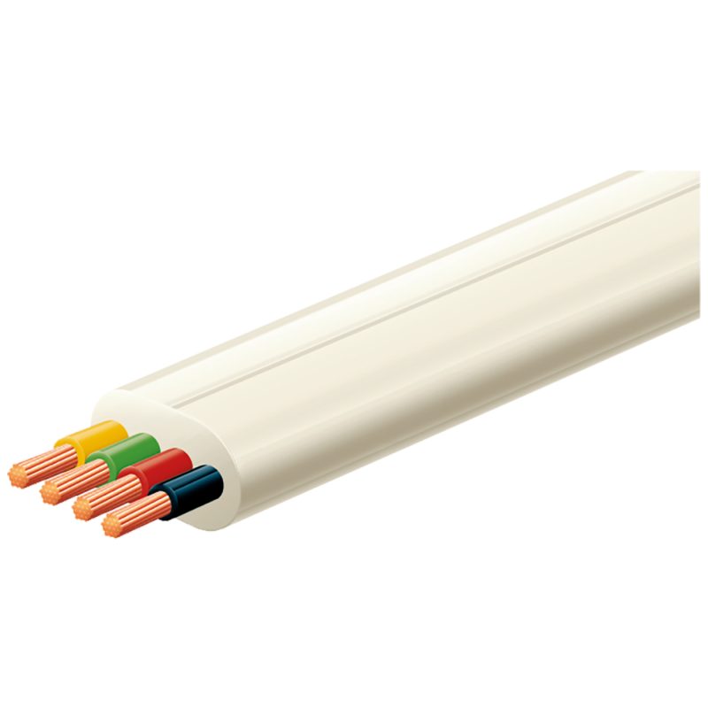 home Telefonski kabl, bakar, 4/4, 100 met., bijeli - TK 1/WH