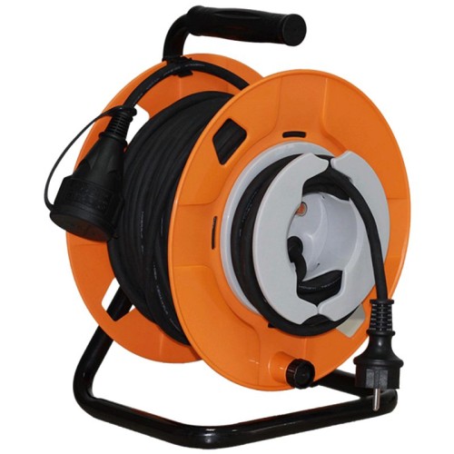 home Motalica za kabl, 25 met., H05RR-FG, 1.5 mm², IP44 - HJR 25-3
