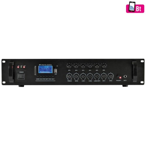 SAL Pojačalo 110V sa miksetom 120W, Bluetooth, FM, USB - MPA 120BT