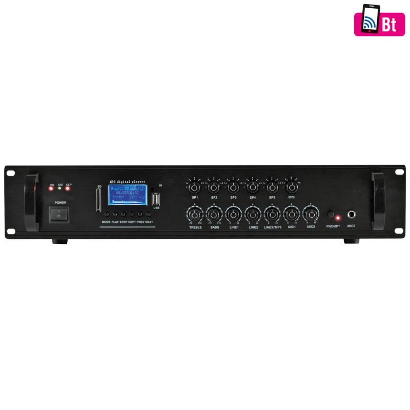 SAL Pojačalo 110V sa miksetom 120W, Bluetooth, FM, USB - MPA 120BT