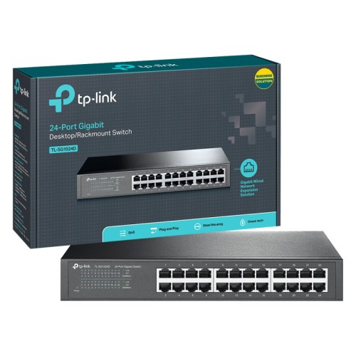 TP-LINK 24-Portni switch, 24x10/100/1000 Mbps - TL-SG1024D