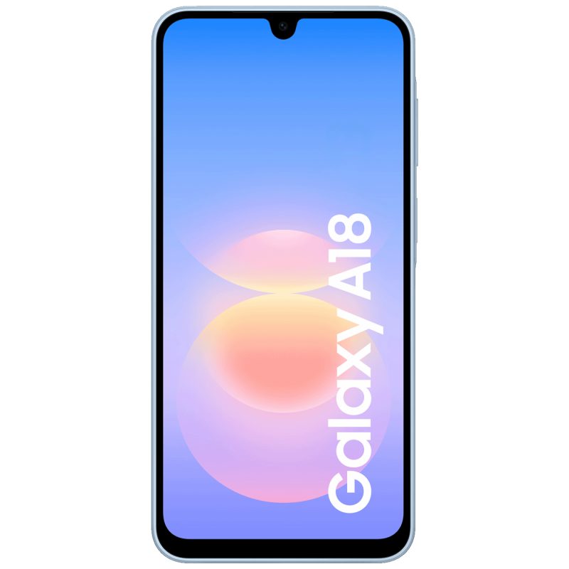Samsung Smartphone 6.7", Octa Core 2.4GHz, RAM 4GB, 50Mpixel - Galaxy A18 4GB/128GB Light Blue
