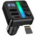 hoco. FM modulator, BT, 12V/24V, 45W, 2xUSB-A, 1xUSB-C, PD/QC - E89