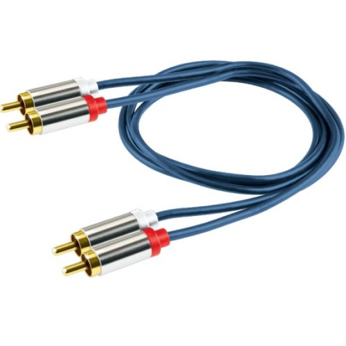 home RCA stereo kabl,2xRCA muški, 2xRCA muški,premium kv., 1.0m - A 3-1M
