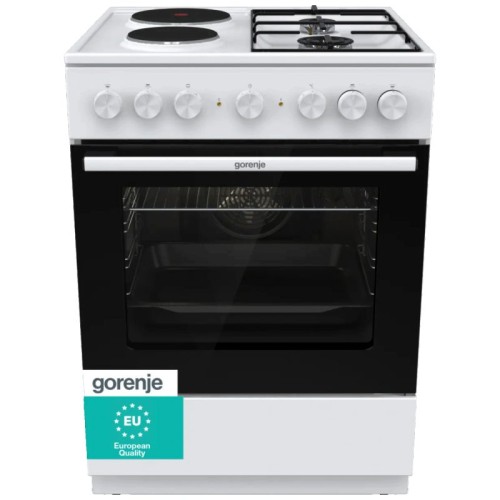 Gorenje Kombinirani štednjak, pećnica 71 l, 5800W, A - GK6B40WG