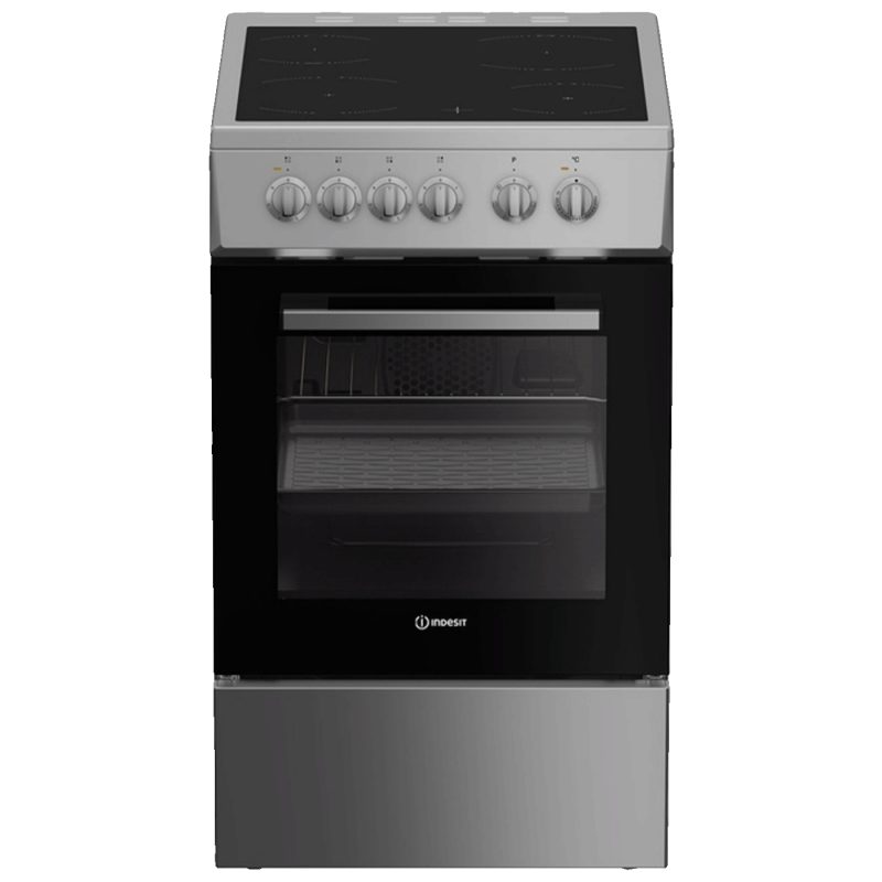 Indesit Štednjak 4 staklokeramičke ringle, pećnica 55 lit., 50cm, A - I5V5KMS