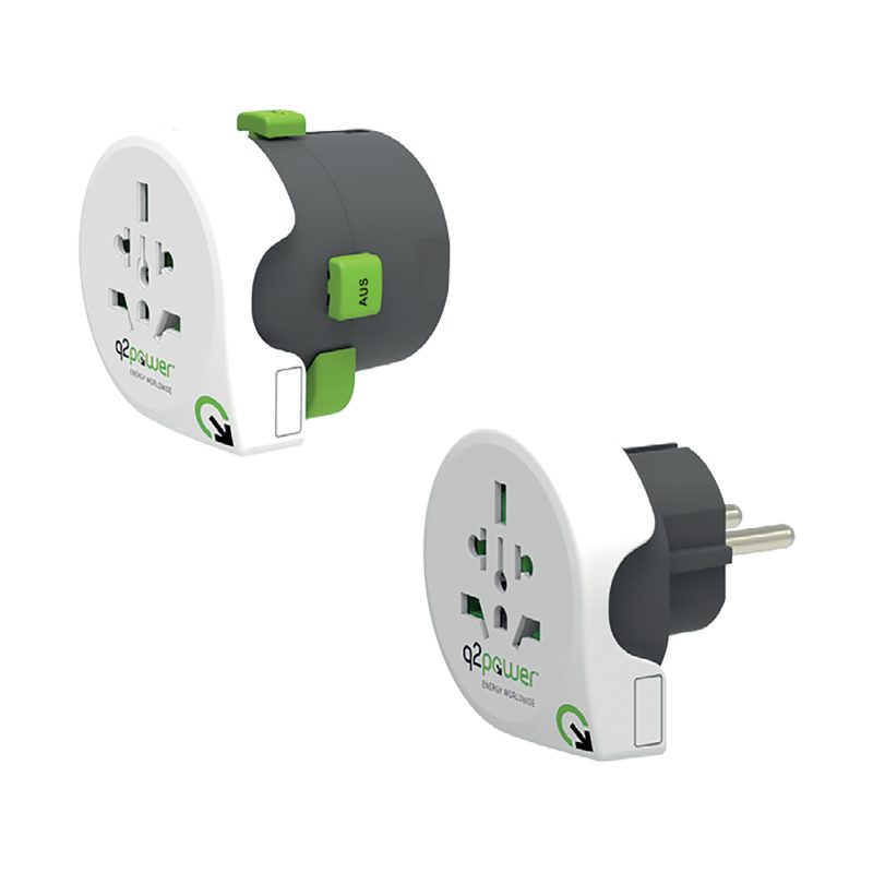 q2power Adapter, strujni, set, univerzalni + EU - QDAPTER 360