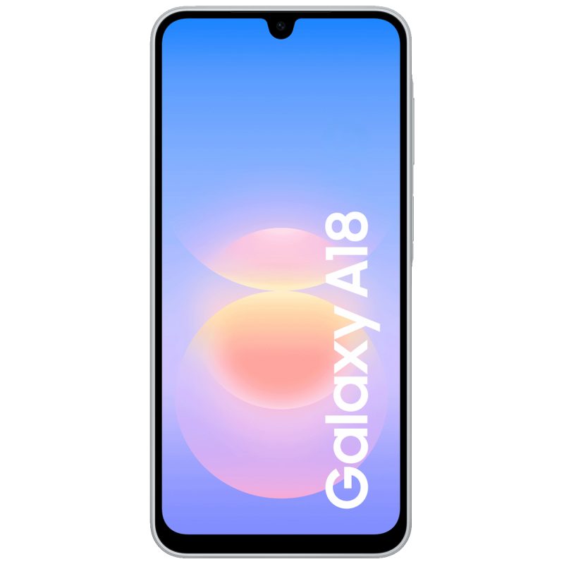 Samsung Smartphone 6.7", Octa Core 2.4GHz, RAM 4GB, 50Mpixel - Galaxy A18 4GB/128GB Silver