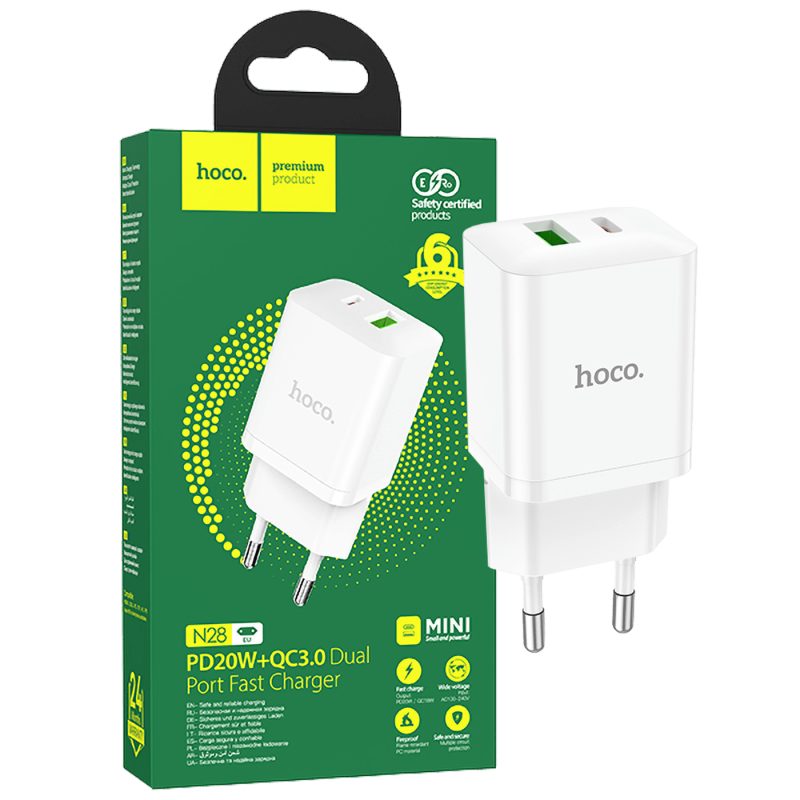 hoco. Punjač kućni, brzi, PD20W, QC3.0 - N28 Founder