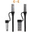 home USB kabl za punjenje, 4u1, multi, dužina 1.5 met. - USB MULTI