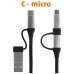 home USB kabl za punjenje, 4u1, multi, dužina 1.5 met. - USB MULTI