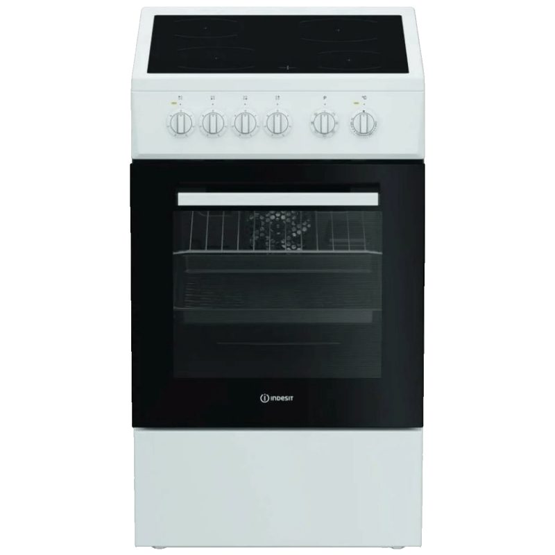 Indesit Štednjak 4 staklokeramičke ringle, pećnica 55 lit., 50cm, A - I5V8PMW