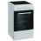 Indesit Štednjak 4 staklokeramičke ringle, pećnica 55 lit., 50cm, A - I5V8PMW