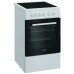 Indesit Štednjak 4 staklokeramičke ringle, pećnica 55 lit., 50cm, A - I5V8PMW