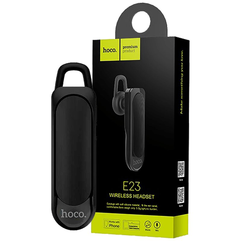 hoco. Slušalica bežična sa mikrofonom, Bluetooth, 85 mAh, 4.5 h - E23 Marvellous sound Black