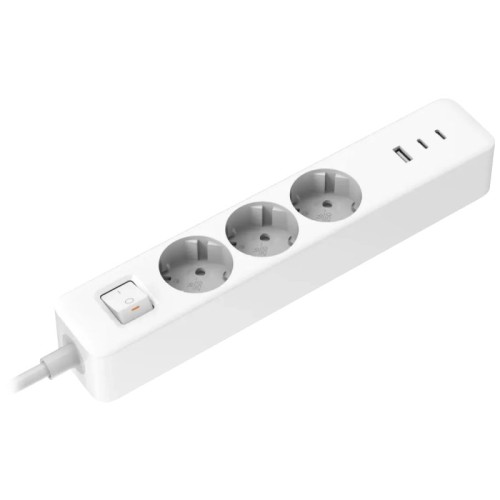Xiaomi Produžni kabel, 3 utičnice, 1 x USB, 2 x USB C, 1.4 met. - 20 W Power Strip (2C1A)