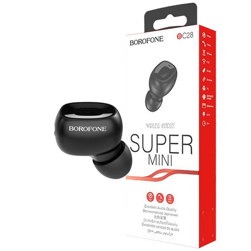 Borofone Slušalica bežična sa mikrofonom, Bluetooth, 40 mA, 4 h - BC28 Shiny sound
