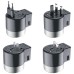 hoco. Punjač Travel, univerzalni, EU/UK/US/AU, 2 x USB,2.5 A - AC4 Dual port rotating charging
