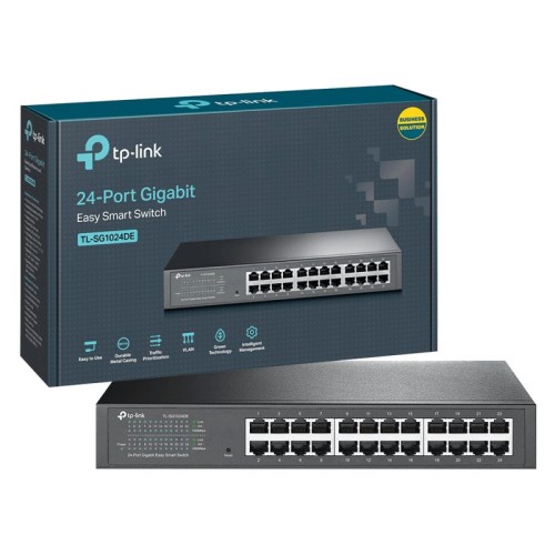 TP-LINK 24-Portni switch, 24 x 10/100/1000 Mbps - TL-SG1024DE