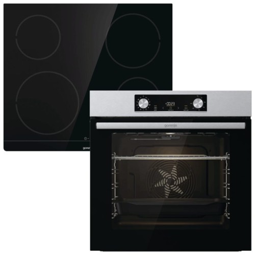 Gorenje Set ugradbena ploča ECT41SC/ugradbena pećnica BO6737E02X - Jump set (BO6737E02X + ECT41SC)
