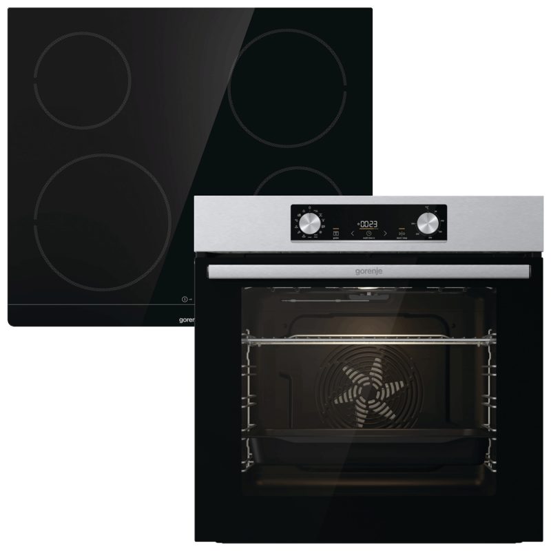 Gorenje Set ugradbena ploča ECT41SC/ugradbena pećnica BO6737E02X - Jump set (BO6737E02X + ECT41SC)