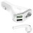 hoco. Auto punjač sa bežičnom slušalicom, QC,2 x USB, 3.1 A,bijela - E47 Traveller White