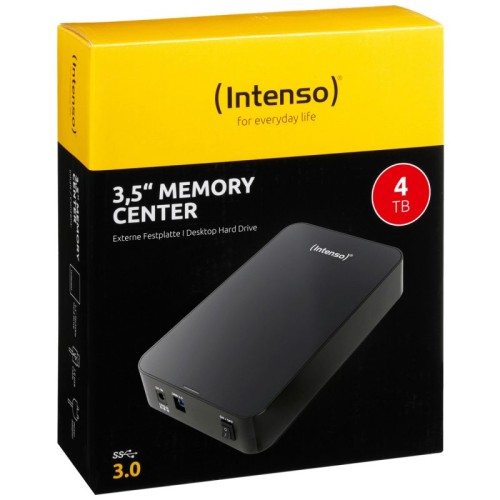 Intenso Eksterni HDD 3.5", kapacitet 4TB, USB 3.0, crna boja - HDD3.0-4TB/Memory-center