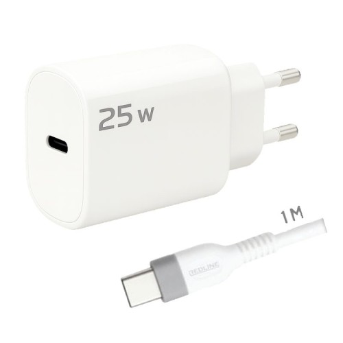 REDLINE Punjač sa USB-C kablom, 25W - G25C+CC-1M