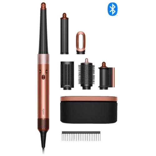Dyson Uvijač za kosu, 1300W, Bluetooth, Multistyler - Airwrap i.d.Amber Silk/Pink C.+Wavy
