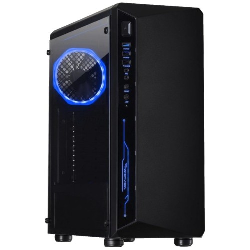Inter-Tech Kućište za PC, Midi Tower, bez napojne jedinice - C-3 Saphir , w/o PSU