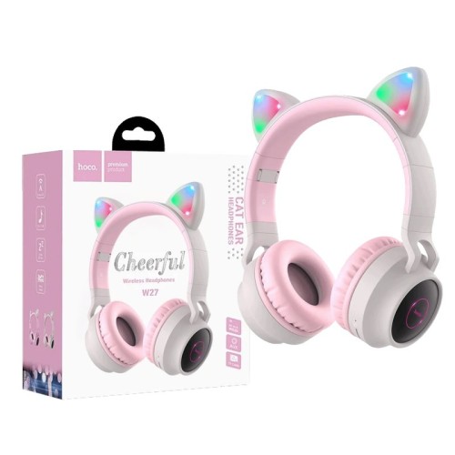 hoco. Slušalice bežične, Bluetooth - W27 Cat Ear Gray
