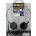 SAL Slušalice, stereo, 3,5mm, okretljivi zvučnici, crne - HPH 6/BK