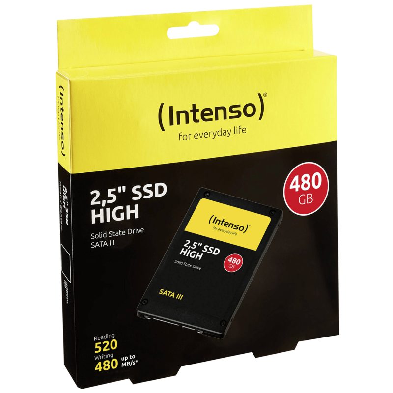 Intenso SSD Disk 2.5", kapacitet 480GB, SATA III High - SSD-SATA3-480GB/High