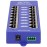 Extralink PoE Injector 8 1000Mb/s RJ45 portova, Mode B, pasivni - 8 Port Gigabit PoE Injector