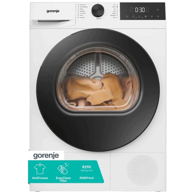 Gorenje Mašina za sušenje veša sa toplotnom pumpom, 8 kg., E - DG2P8E