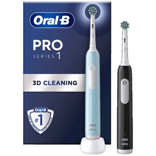 Oral B Četkica za zube, električna, Oral-B Pro 1, Duo Pack - Oral-B Pro Series 1 Duo Pack