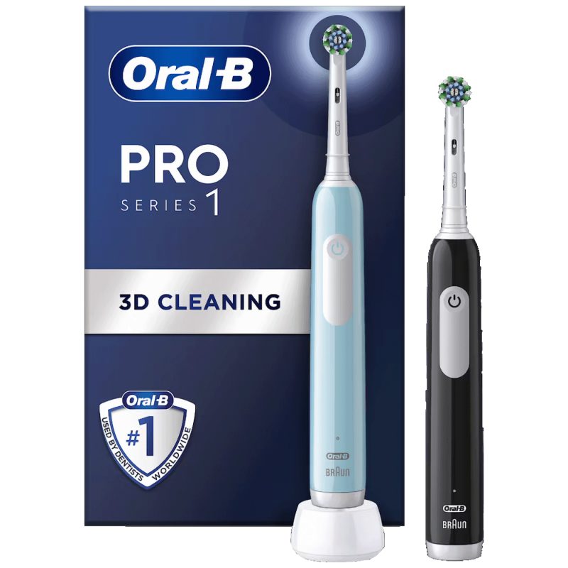Oral B Četkica za zube, električna, Oral-B Pro 1, Duo Pack - Oral-B Pro Series 1 Duo Pack