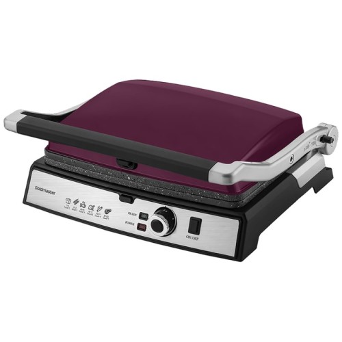 Goldmaster Grill kontaktni, granitni premaz, otvaranja za 180°, 2000W - GM-7450M Tostmix - Purple
