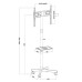Maclean Nosač za TV, stalak, pokretni, 32"-55", 25kg - MC-949