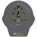 q2power Adapter, putni, univerzalni sa USB-om - World to Europe USB