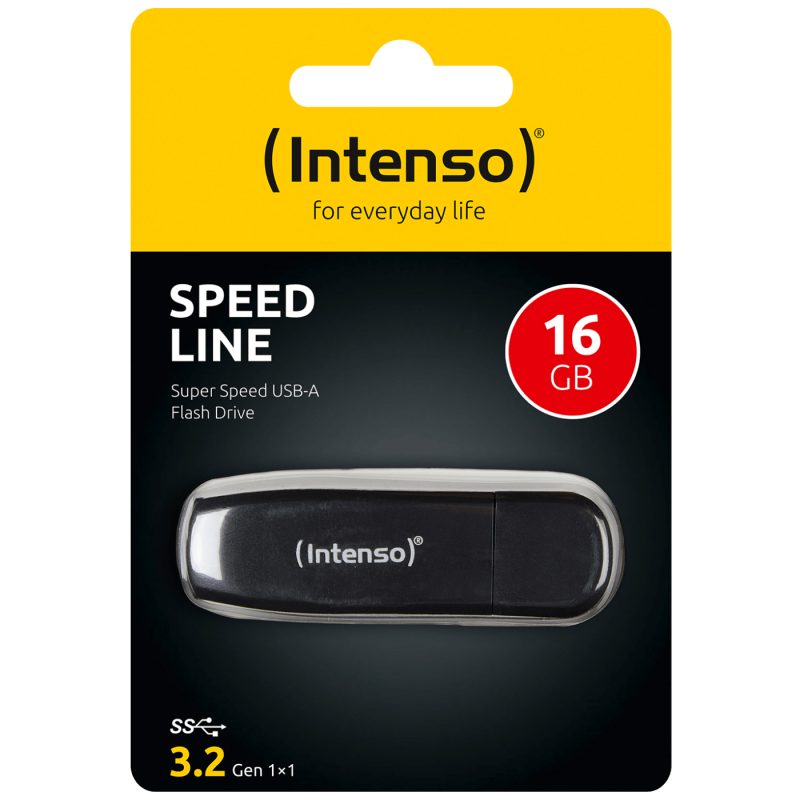 Intenso USB Flash drive 16GB Hi-Speed USB 3.2, SPEED Line - USB3.2-16GB/Speed Line