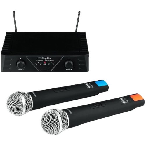 SAL Bežični set, 2 bežična mikrofona i pojačalo - TXS-812 SET