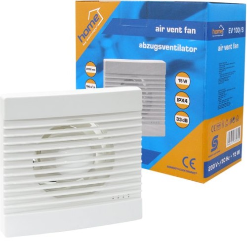 home Aspirator ugradbeni za ventilaciju 158x158mm - EV 100/S